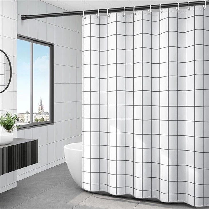 hotel style shower curtain
